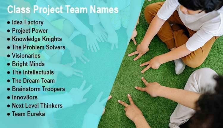 Class Project Team Names