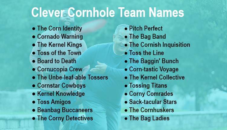 Clever Cornhole Team Names