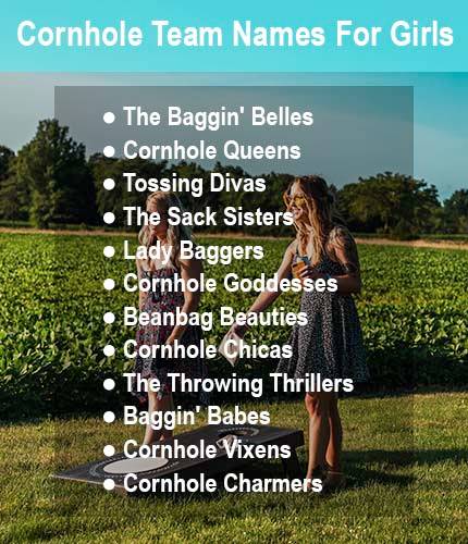 Cornhole Team Names For Girls