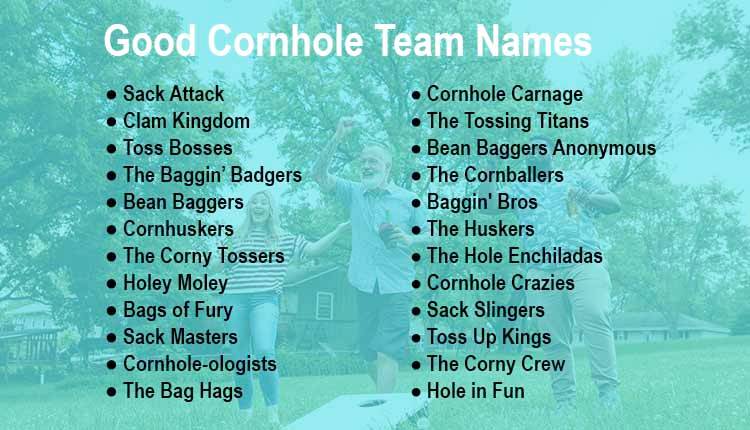 Good Cornhole Team Names