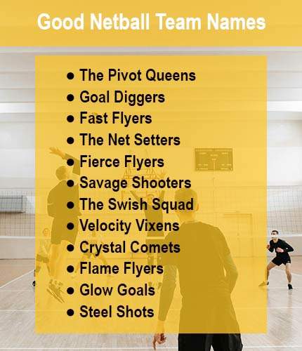 Good Netball Team Names