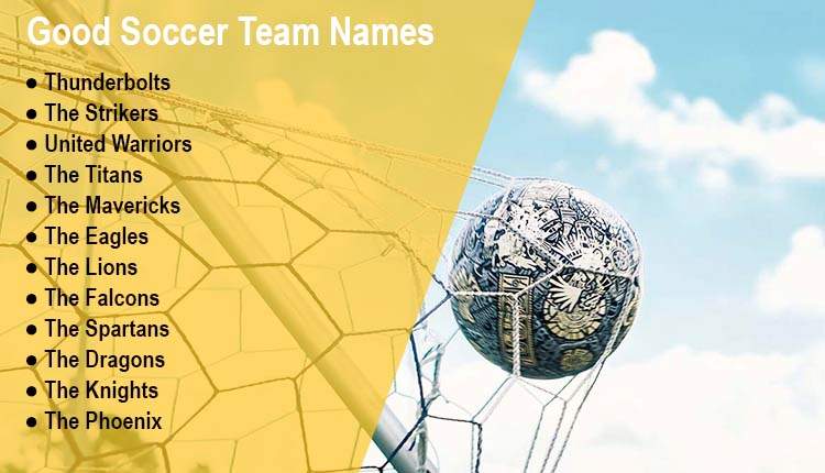 Good Soccer Team Names