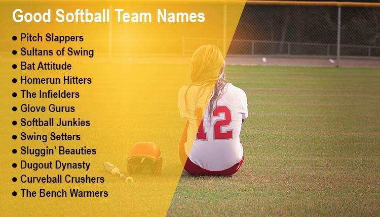 Good Softball Team Names