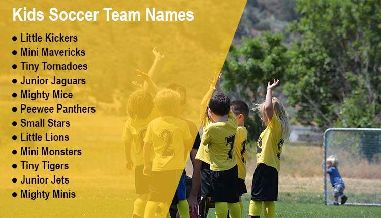 Kids Soccer Team Names