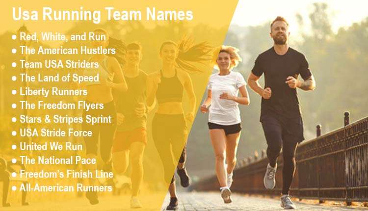 Usa Running Team Names