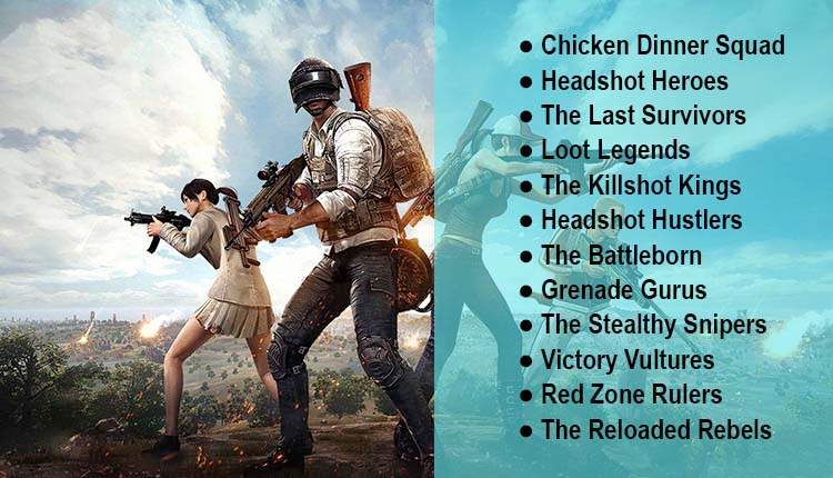 Best PUBG Team Names